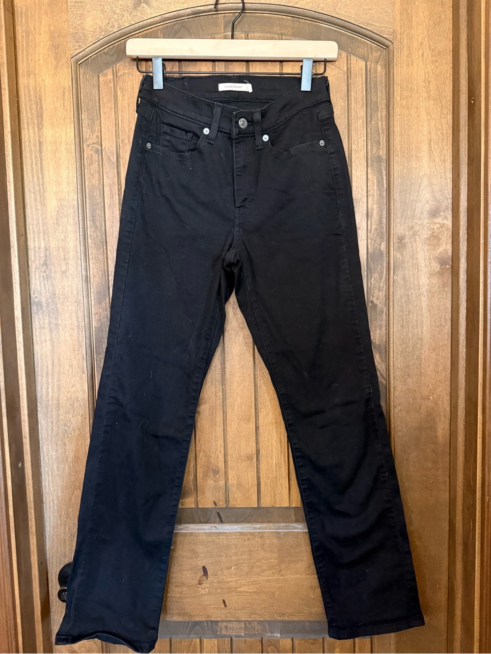 Levi's Black Straight Leg Women's Jeans